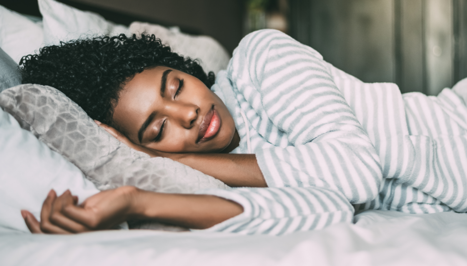 Woman sleeping peacefully