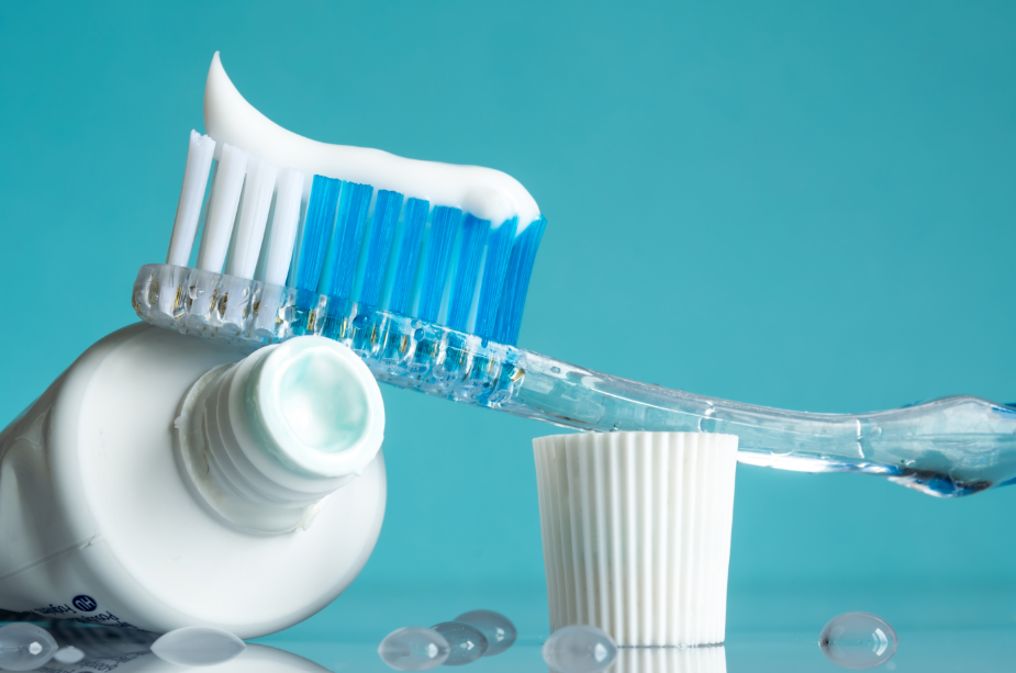 Toothbrush with toothpaste